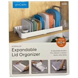 YouCopia StoraLid Food Container Lid Organizer, 40-Lid Capacity